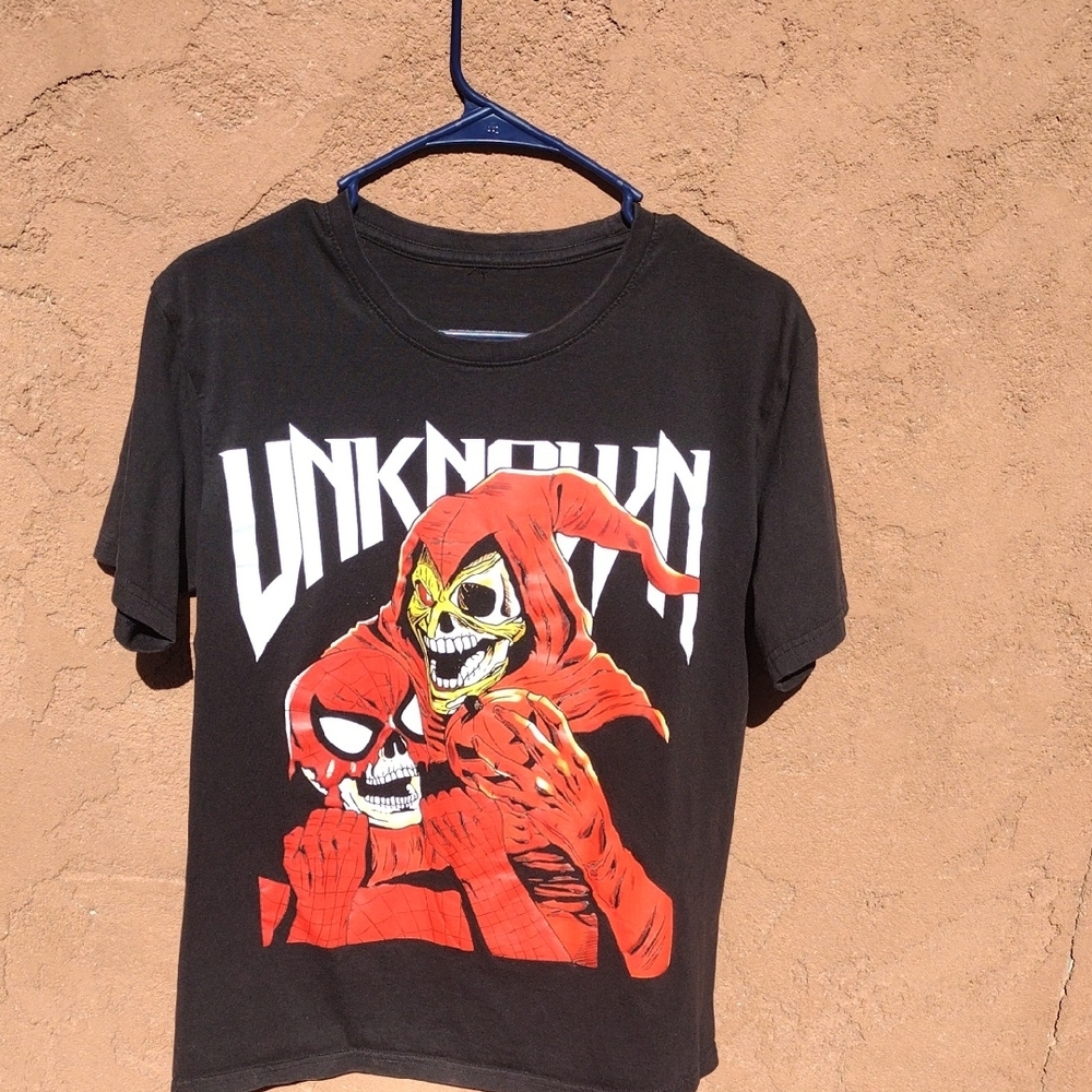 Mens Unknown Spiderman Hobgoblin Black Graphic T-Shirt